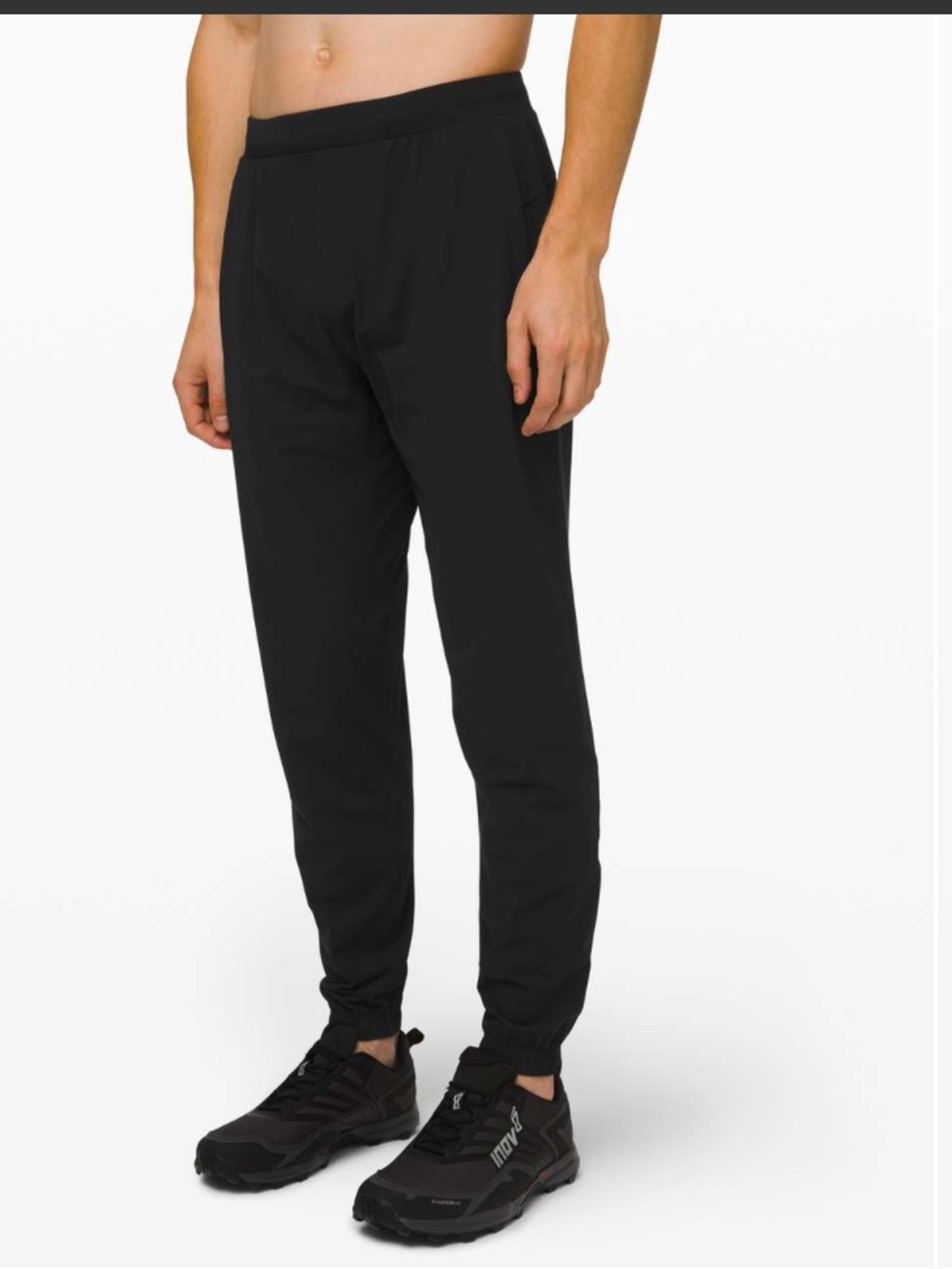Lululemon Surge Jogger Shorter 27" In Black